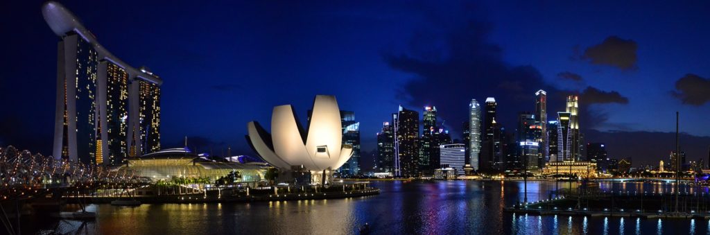 シンガポールの夜景